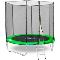 GetActive Jump 8ft - 252 см с лестницей, внешней сеткой (зеленый)