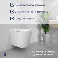 Lauter Longer 2110822 + GROHE Rapid SL 39504000 с кнопкой (круглая, хром) Image #7