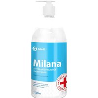 Grass Мыло жидкое Milana антибактериальное с дозатором 1000 мл