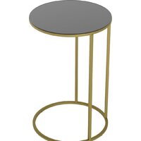 Калифорния мебель Glass (черный лакобель/золотой) Image #1