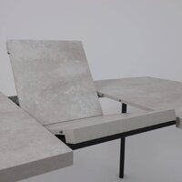 Listvig Hagen 140 раздвижной 140-180x85 (цемент/черный) Image #16