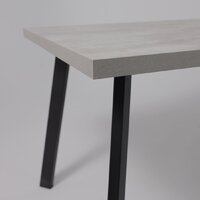 Listvig Hagen 140 раздвижной 140-180x85 (цемент/черный) Image #15