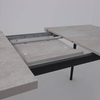 Listvig Hagen 140 раздвижной 140-180x85 (цемент/черный) Image #13