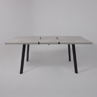 Listvig Hagen 140 раздвижной 140-180x85 (цемент/черный) Image #7