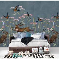 ФабрикаФресок Зайцы в цветах Афреска 563270 (300x270) Image #4