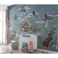 ФабрикаФресок Зайцы в цветах Афреска 563270 (300x270) Image #5