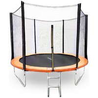 GetActive Jump 8ft - 252 см с лестницей, внешней сеткой (оранжевый)