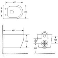 Lauter Sulzdorf с микролифтом и кнопкой смыва 219704E (белый/черный) Image #31