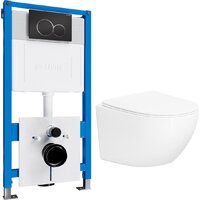 Lauter Sulzdorf с микролифтом и кнопкой смыва 219704E (белый/черный) Image #2