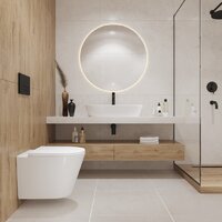 Lauter Longer 2110822 + GROHE Rapid SL 38721001 с кнопкой (овальная, хром) Image #7