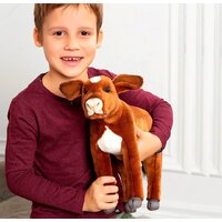 Hansa Сreation Бык теленок коричневый 3456 (34 см) Image #13