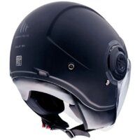 MT Helmets Viale SV Solid A1 (M, матовый черный) Image #2