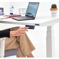 WellDesk WDЕ Flagman 1395x800х28 (черный/дуб стирлинг) Image #6