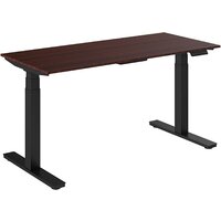 WellDesk WDЕ Flagman 1395x800х28 (черный/дуб стирлинг)