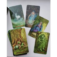 Эксмо. Таро Зачарованного леса (78 карт и руководство по работе с колодой в подарочном оформлении) (Везерстоун Лунаэ) Image #8