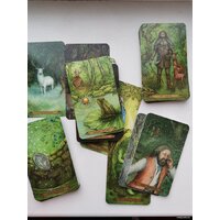 Эксмо. Таро Зачарованного леса (78 карт и руководство по работе с колодой в подарочном оформлении) (Везерстоун Лунаэ) Image #9