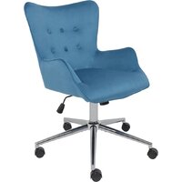 AksHome Bella Chrome Seven 115 (велюр/темно-голубой)