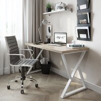 Домус СП014 12.014.403.06 (вяз светлый/металл белый)