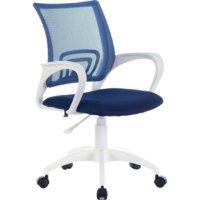 Brabix Fly MG-396W (белый/темно-синий)