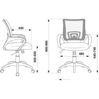 Brabix Fly MG-396W (белый/темно-синий) Image #10
