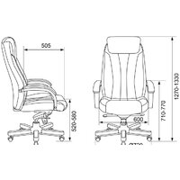 Бюрократ T-9922WALNUT/BLACK (черный) Image #5