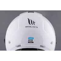 MT Helmets Viale SV Solid A0 (XS, белый перламутр) Image #7