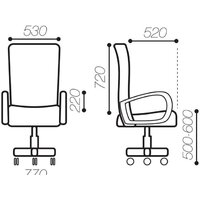 Brabix Premium Cuba EX-542 (экокожа/коричневый) Image #6