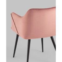Stool Group Джоэл с подлокотниками vd-joel-b15 (велюр пыльно-розовый) Image #6