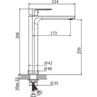 Lauter 21493A + Reef 21CK8678C с сифоном 21635CH (хром) Image #4