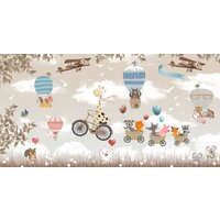 ФабрикаФресок Жираф с друзьями на велосипеде 775270 (500x270)