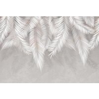 ФабрикаФресок Пальмовые листья Бетон 134270 (400x270)