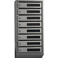 Klesto Вертикальный 8 секции (с окошком, с задней стенкой)