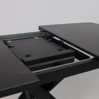 Мамадома Leonel-130 раздвижной 130-165х85 (stone black st cer/черный) Image #14