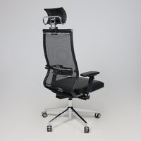 AksHome SynchroSit NL-SL3 (сетка/экокожа, черный) Image #6