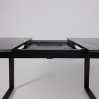 Lepremo AV 1208 HPL+МДФ раздвижной 1200-1600x800 (черный тунис/черный) Image #15