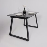 Lepremo AV 1208 HPL+МДФ раздвижной 1200-1600x800 (черный тунис/черный) Image #18