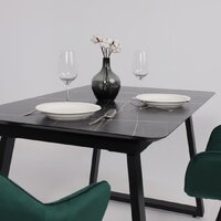 Lepremo AV 1208 HPL+МДФ раздвижной 1200-1600x800 (черный тунис/черный) Image #20