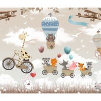 ФабрикаФресок Жираф с друзьями на велосипеде 773270 (300x270)