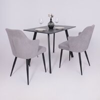 ЭлиГард Solo 102x67 (мрамор неро маркина/черный) Image #4