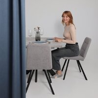 Мамадома Leonel-130 раздвижной 130-165х85 (серый сланец/черный) Image #2