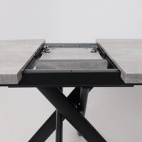 Мамадома Leonel-130 раздвижной 130-165х85 (серый сланец/черный) Image #14