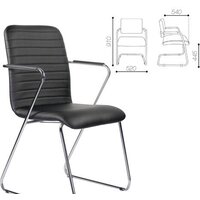 Brabix Visit CF-101 (хром/экокожа черный) Image #2