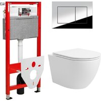 Lauter Vortex 2110830 + TECE Kit 9400412 с кнопкой (хром)