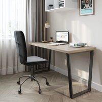 Домус СП013 12.013.403.07 (вяз светлый/металл черный)