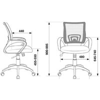 Brabix Fly MG-396W (белый/оранжевый) Image #10