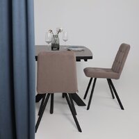 Мамадома Leonel-130 раздвижной 130-165х85 (68 indigo grey st cer/черный) Image #3