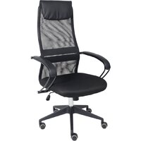 AksHome First PL (ткань/сетка, черный)