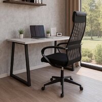 AksHome First PL (ткань/сетка, черный) Image #2