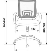 Brabix Fly MG-396 (серый/черный) Image #7