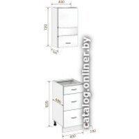 Кортекс-мебель Корнелия Экстра 40р3ш без столешницы правый (дуб сонома) Image #2